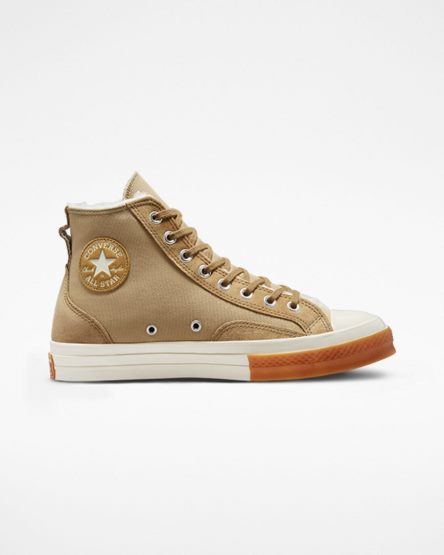 Tenisi Inalti Barbati Converse Chuck 70 Captusite Colorblock Kaki | RO GZJV13752